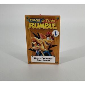 Mcdonald's 2023 Crash Team Rumble Crash Collector Card Game #1 Happy Meal Toy